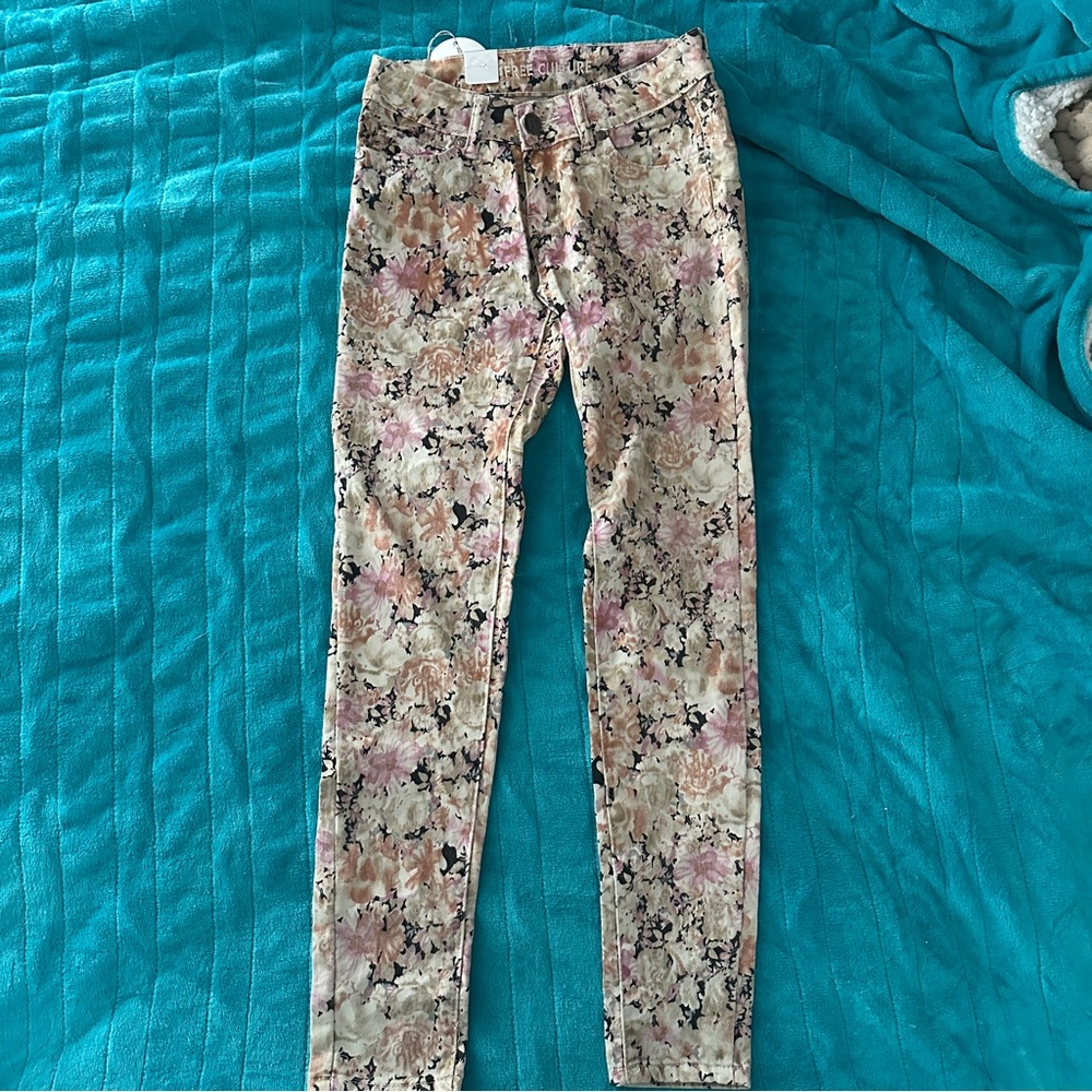 Floral Skinny Women's Jeans